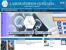 Tablet Screenshot of laboratorioquezada.com